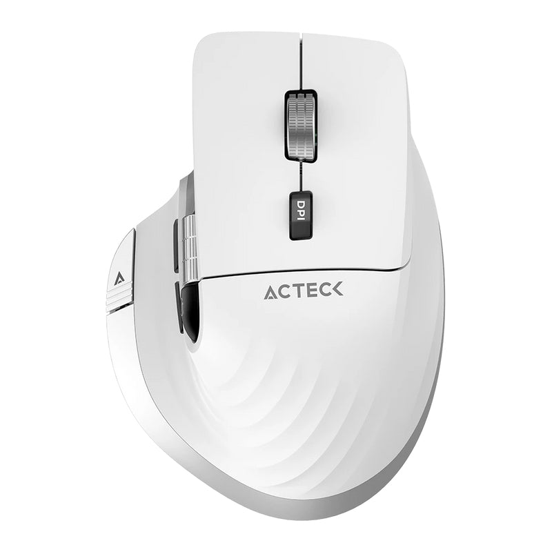 Mouse Inalámbrico Vertical Profesional Virtuos Pro MI780 ACTECK Scroll Horizontal Ultra Fast de acero - Mouse Inalámbrico Vertical Profesional Virtuos Pro MI780 ACTECK Scroll Horizontal Ultra Fast de acero -